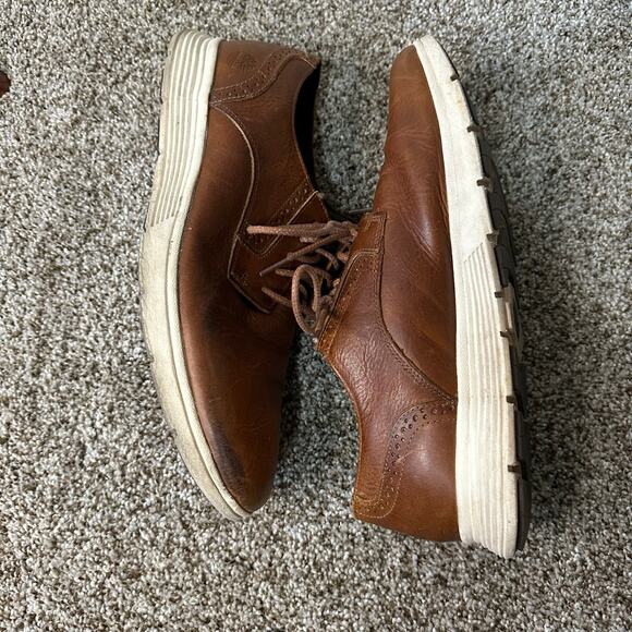 TIMBERLAND Men's Franklin Park Brogue Oxfords Size 9 In Brown - Picture 6 of 7